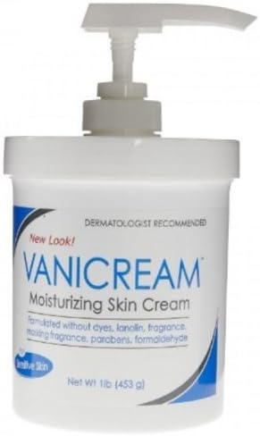 Vanicream Moisturizing Skin Cream with Pump Dispenser, 1 Pound, New Good Product quality!!