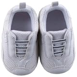 Luvable Friends Sports Shoes for Baby, White