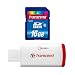 Transcend Hi-Speed SDHC 16GB Class 6 Speicherkarte mit USB Kartenleser