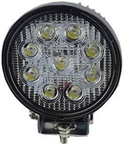 ZHEXUAN Round 2pcs 27W Dc 12V 1755lm Automotive Car Cree LED Work Light Bar Flood Beam Waterproof for Heavy Duty Off Road Truck Car ATV SUV 4x4 Jeep Boat 4wd ATV Auxiliary Fog Driving Lamp