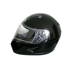 Kinder Motorradhelm schwarz einfarbig MDS + Sturmhaube