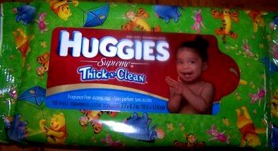 [20 pkg=320 wipes] Huggies Supreme Thick N Clean Wipes,16 ct each = 320 wipes Fragrance & Alcohol Free