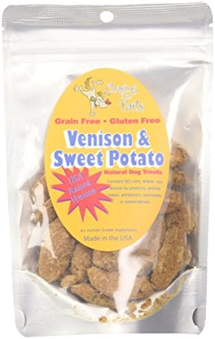 Chasing Our Tails Venison and Sweet Potato Grain Free All Natural Dog Treats with 35% Real Meat