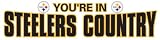 Pittsburgh Steelers - Steelers Country - 8 Foot Fan Banner