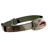Petzl E46 PC2 TacTikka 3-LED Headlamp with Red Flip-Up Lens, Camouflage