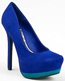 Anne Michelle OSCAR-09B Colorblock Platform High Heel Stiletto Pump