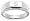 14k White Gold Men's Diamond Ring (1/5 cttw, H-I Color, I1-I2 Clarity), Size 9