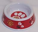 Manchester United F.C. Dog Bowl
