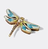 D56 Dept 56 Bejeweled Dragonfly Trinket Box Crystal
