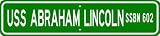 USS ABRAHAM LINCOLN SSBN 602 Street Sign - Navy Gift Sh