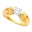 14K Yellow Gold Diamond Solitaire Engagement Ring - 0.50 Ct.