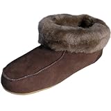 Produkt-Bild: Fellhof Lammfell H&uuml;ttenschuhe dunkelbraun