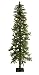 8' Pre-Lit Natural Alpine Artificial Christmas Tree - Clear Lights