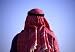 Arab Man with Head Scarf - 36"W x 25"H - Peel and Stick Wall Decal by Wallmonkeys