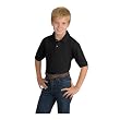 Port Authority - Youth Pique Knit Sport Shirt.