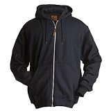 Hooded Sweatshirt, Zip Front - Thermal Lined