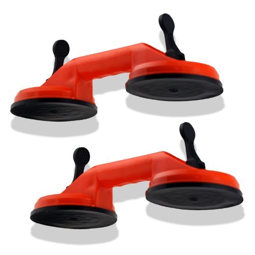 Pair HeavyDuty Dual Suction Cup Handles 412 Pads coconuas33