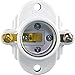 EATON Wiring S752W-SP 660-Watt 250-volt Medium Base Keyless Cleat Socket, White