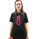 Black & Pink Unisex Amnes-Tee