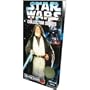 Kenner Year 1996 Star Wars 12 Inch Tall Fully Poseable Figure with Authentically Styled Outfit and Accessories : Obi-Wan Kenobi with Hooded Robe and Lightsaber