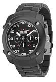 Image of Diesel Dz9033 Gents Black Label Chronograph Black Ip Bracelet Watch