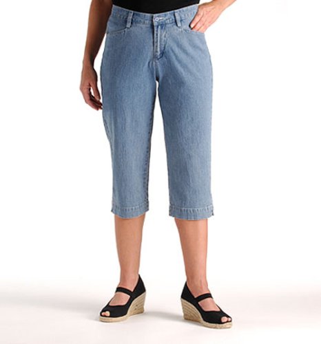 Lee Jeans Women's Missy Plain Front Capri