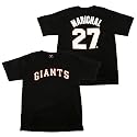 Juan Marichal San Francisco Giants Black Name and Number T-Shirt by Majestic