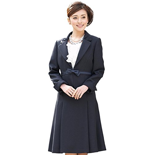 【B-GALLERY】ラメツイルスーツとラッフルブラウスの3点スーツ(130316220)[カラーフォーマル スーツ ママ 七五三 入学式 入園式 卒業式 卒園式 マザー]