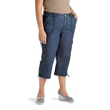 Lee Women's Plus-Size Comfort Fit Duke Capri Jean