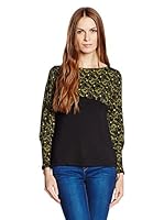 ZERGATIK Camiseta Manga Larga Clone (Amarillo)