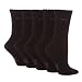 Elle Childrens/Kids Girls Plain Socks (Pack of 5)