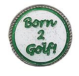 Navika KICKS CANDY Born 2 Golf Glitzy Ball Marker with Round Shoe Ornament