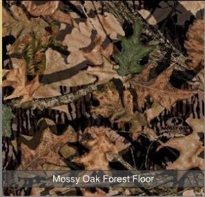 Camo Window Film (2) @ 2in x 2.5in Mossy Oak Forest Floor Hunting Camo Decals