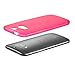 Fosmon DURA-FROST Smooth Durable & Flexible Slim Fit TPU Case Cover for 2014 HTC One (M8) - Retail Packaging (Hot Pink)