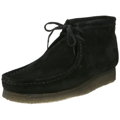 Clarks Originals Wallabee Boot, Boots homme Noir (Black), 41 EU (7