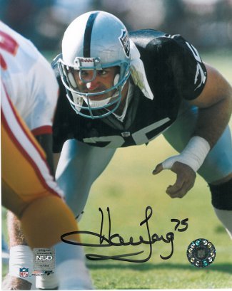 Howie Long signed Oakland Raiders 8x10 Photo