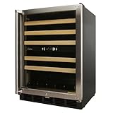 Butler Series 34-Bottle Stainless Steel Dual-Zone Wine Cooler