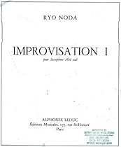 Improvisation I for Solo Alto Saxophone