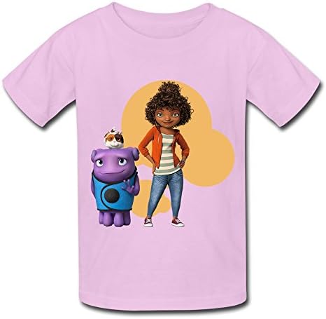 WX Kids Youth Home Logo Tip JLo Keyart Kids Boys And Girls T-Shirt - Pink
