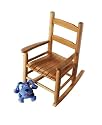 Lipper International 555P Child's Rocking Chair, Pecan
