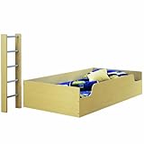 South Shore Furniture, Popular Collection, Loft Top Bunk & Ladder, Natural  ....