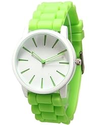 New Geneva Lime w/ White Silicone Watch