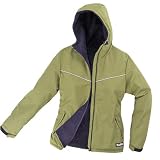 TAIGA Chillstopper DRY - Women's Water-Resistant Thermal Shell Jacket Windbreaker, Light Olive, MADE IN CANADA