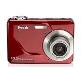 Kodak EasyShare C180 10.2MP Digital Camera with 3x Optical Zoom and 2.4 inch LCD - Red