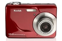 Kodak EasyShare C180 10.2MP Digital Camera with 3x Optical Zoom and 2.4 inch LCD - Red