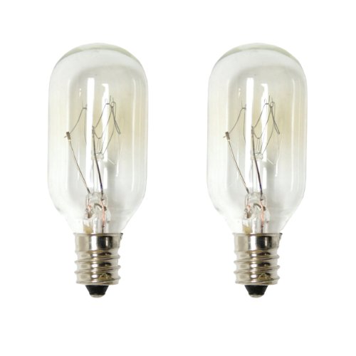 Eiko 43028 - 25T8C-120V Candelabra Screw (E12) Clear Incandescent Lamp Bulb - Pack of 2