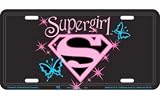 Supergirl License Plate Stamped Aluminum