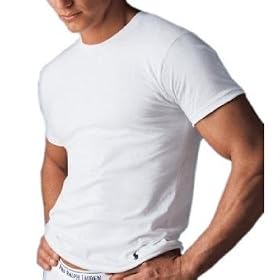 3 Pack Polo Ralph Lauren Classic Cotton Crew Neck White T-Shirts - rrp�45 XL & L