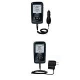 Essential Kit for the Memorex MMP8565 1GB - includes Car and Wall Charger with Rapid Charge Technology - Gomadic Brand w/ TipExchange Technology