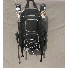 New Daytona Baseball Softball Bat Backpack Bag BLACK by Daytona Sports